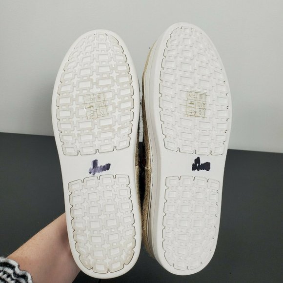 Jack Rogers Mia Blue Floral Platform Sneakers‎ Shoes Size 7.5 - Picture 9 of 9